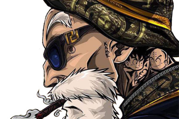 独特设计动漫风格裁片印花服装印花图案