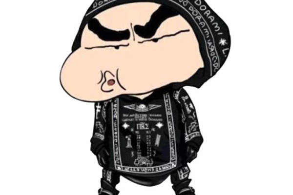 时尚街头风格卡通人物裁片印花服装印花设计