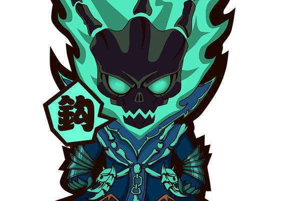 独特火焰骷髅裁片印花服装，展现个性时尚