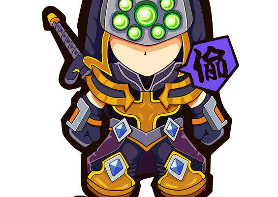 英雄联盟主题裁片印花服装印花设计