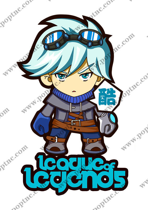 英雄联盟主题裁片印花服装:酷炫动漫风格时尚选择