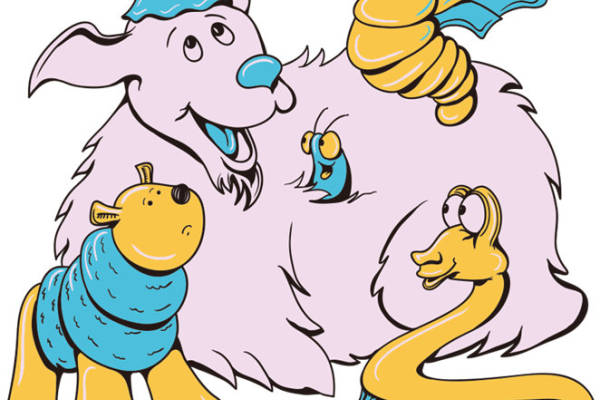 趣味动物裁片印花服装 增添活力的卡通风格服装印花