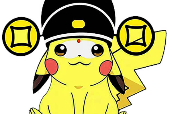 可爱皮卡丘裁片印花服装,时尚动漫风格设计