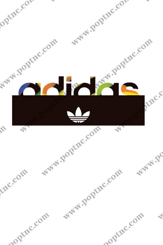 彩虹色adidas裁片印花服装,展现活力与个性