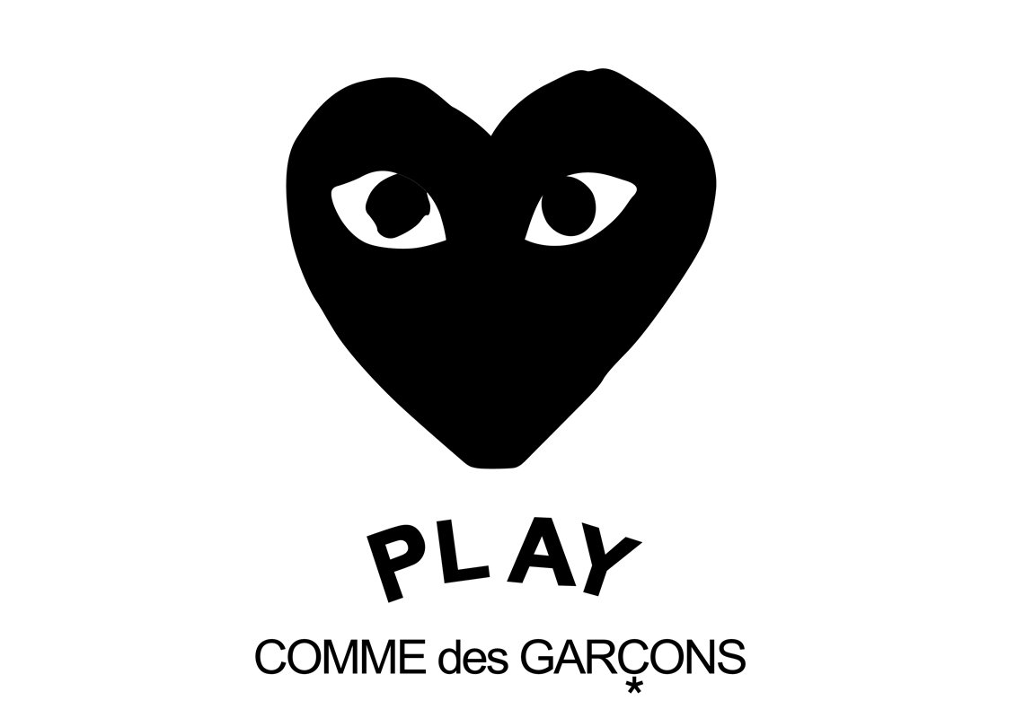 Comme des Garcons Play裁片印花服装印花设计