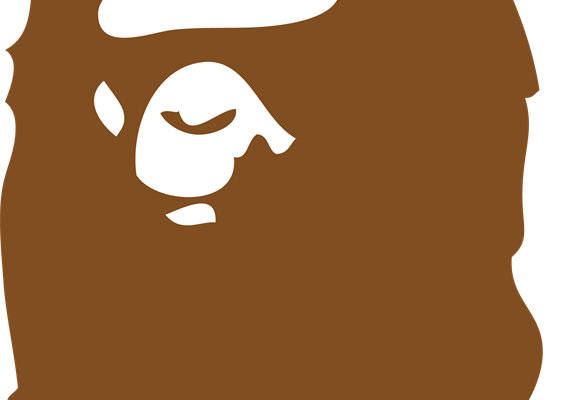 创意卡通大猩猩裁片印花服装印花设计