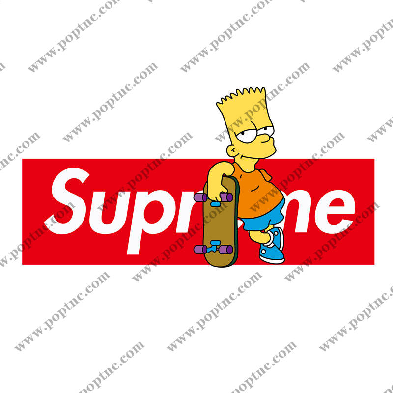 街头潮牌风格滑板主题裁片印花服装印花设计