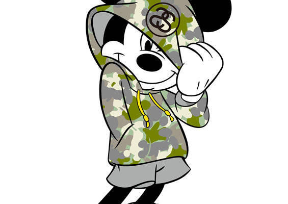 时尚迷彩裁片印花服装,打造街头潮流新风格