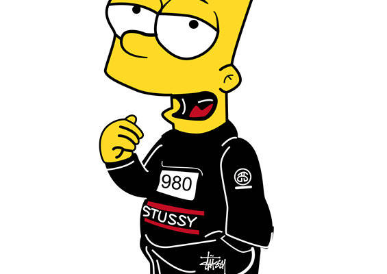 时尚潮流卡通人物裁片印花服装印花设计