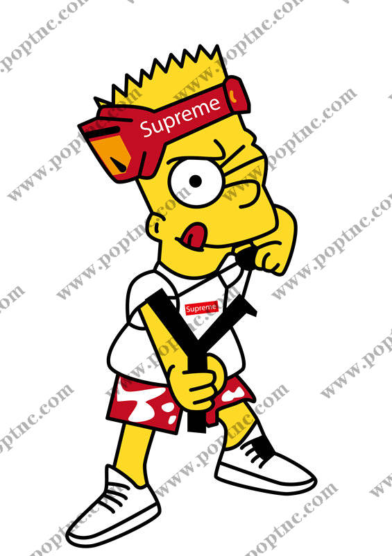 街头潮流风格裁片印花服装印花设计