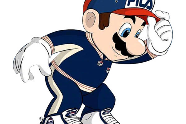 FILA品牌卡通猴子运动服装印花设计