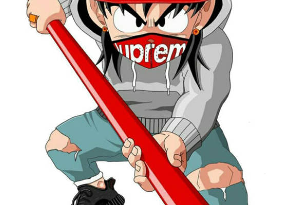 街头风格动漫角色裁片印花服装印花设计