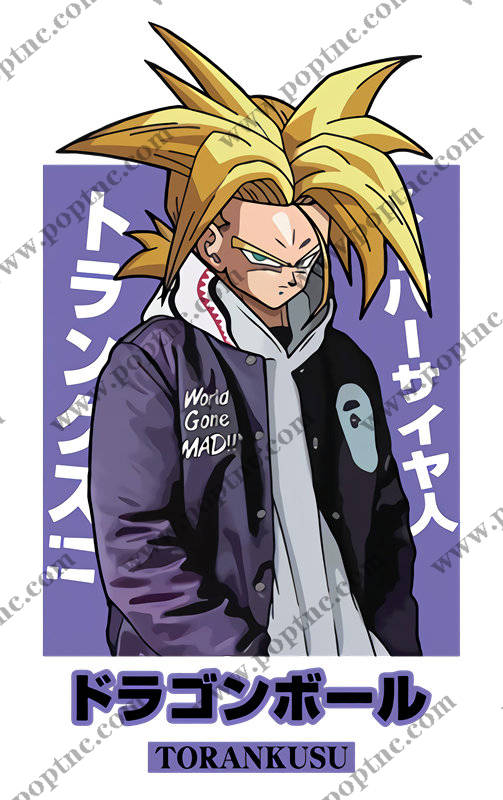 动漫风格裁片印花服装印花设计,展现个性与活力