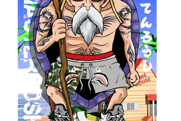 独特动漫风格裁片印花服装，展现个性街头潮流