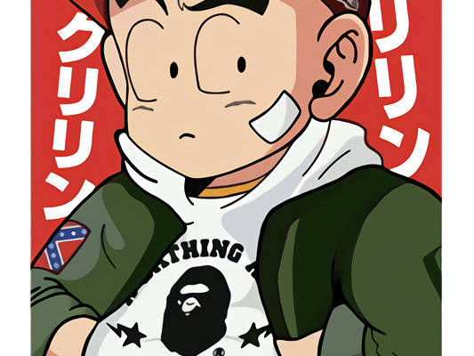 龙珠系列裁片印花服装印花设计，展现经典动漫风格