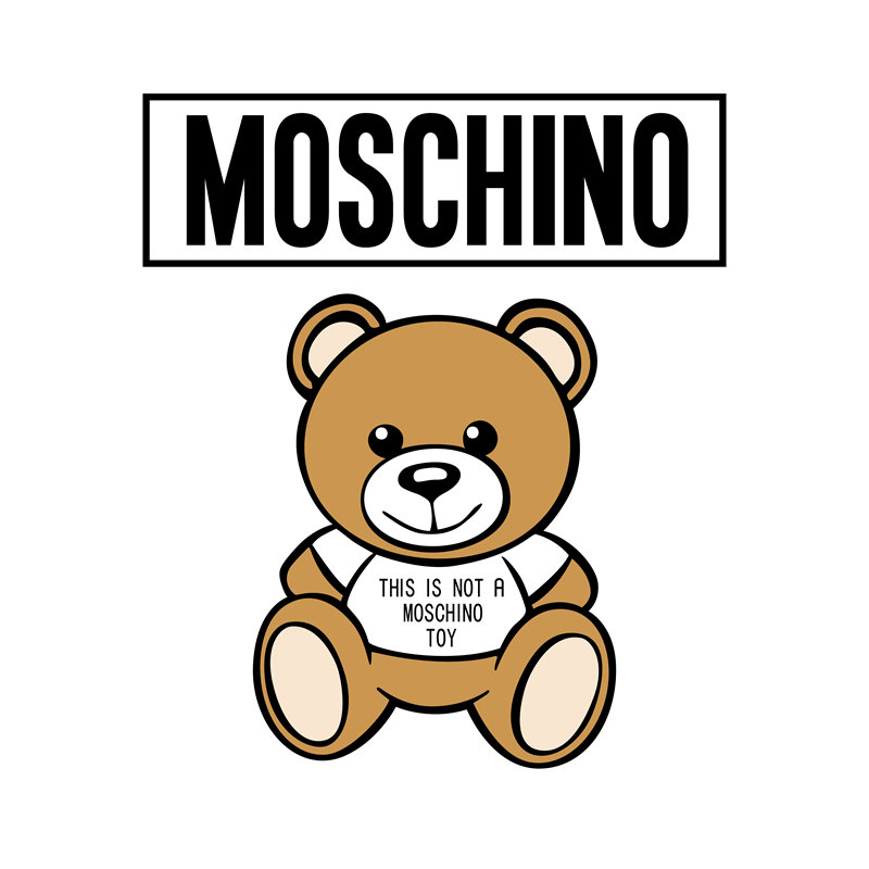 时尚品牌裁片印花服装:Moschino熊图案设计