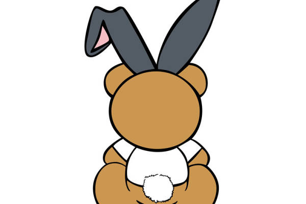 可爱卡通兔子裁片印花服装印花设计