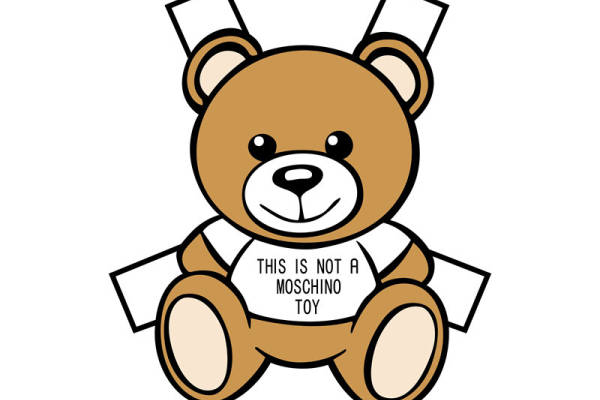 时尚潮流小熊裁片印花服装印花设计