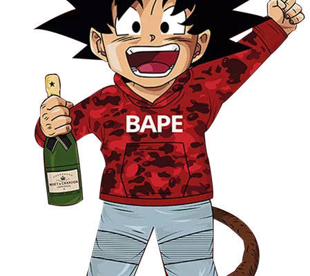 时尚动漫裁片印花服装印花设计,打造独特街头风格