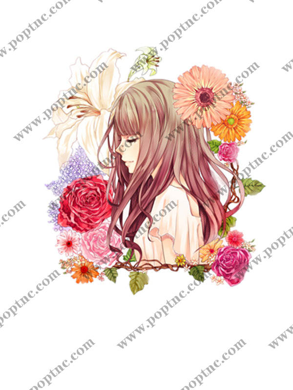 梦幻花卉主题裁片印花服装印花设计