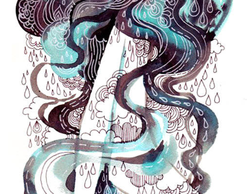 梦幻水彩风格裁片印花服装，展现独特艺术魅力