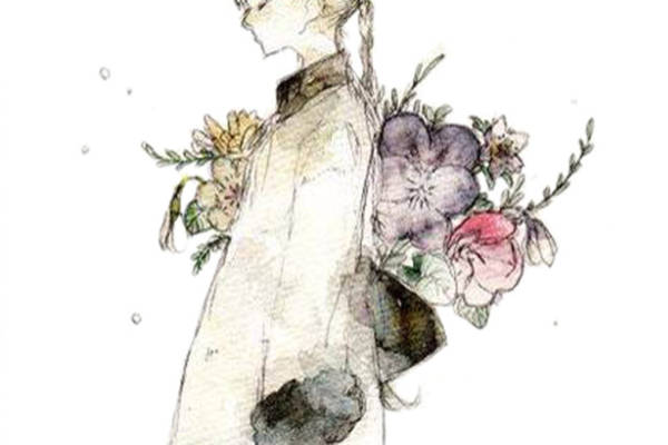 优雅花卉图案裁片印花服装印花设计