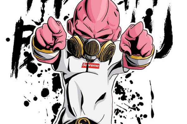 时尚街头风格服装印花:潮牌粉色兔子裁片印花T恤设计