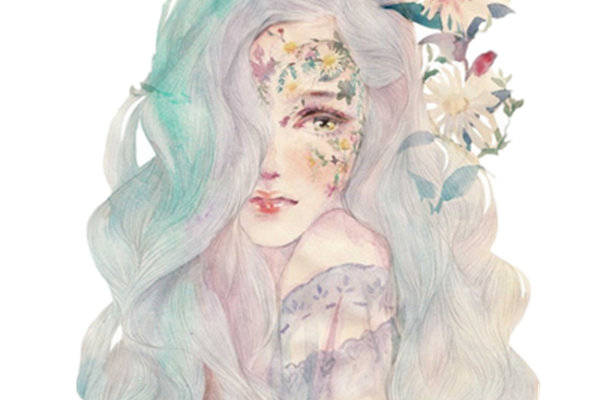 梦幻花卉主题裁片印花服装印花设计