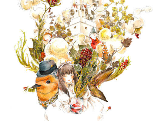 梦幻童话风格裁片印花服装，打造独特时尚