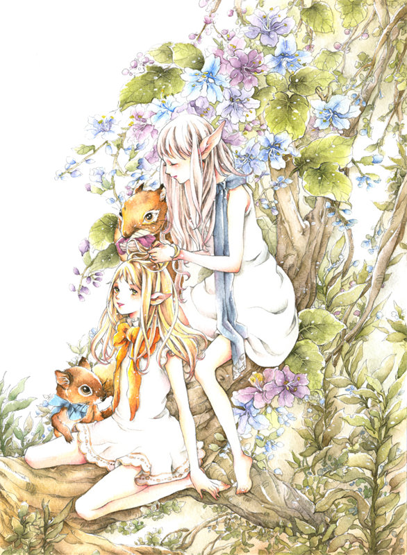梦幻森林精灵主题裁片印花服装印花设计