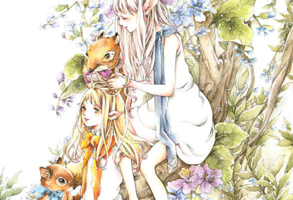 梦幻森林精灵主题裁片印花服装印花设计