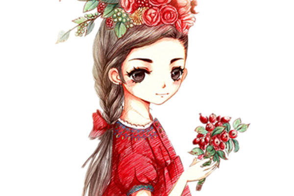 时尚红色花卉裁片印花服装，打造浪漫夏日风格