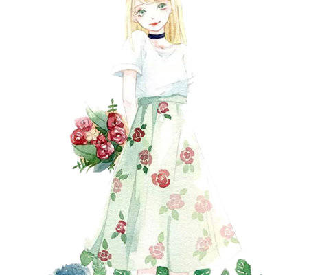 清新田园风格服装印花设计：裁片印花裙装搭配指南