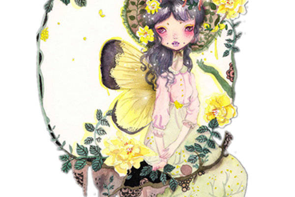 梦幻童话风格裁片印花服装 精致花卉图案服装印花设计