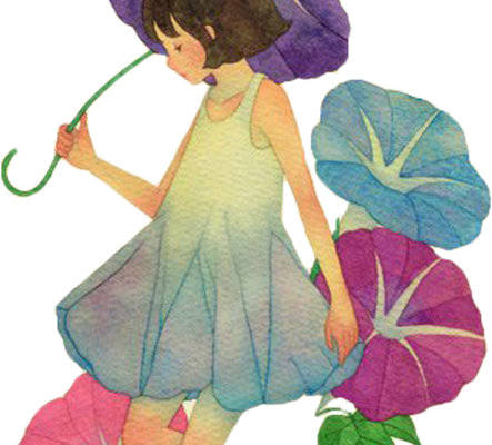 梦幻花卉裁片印花儿童服装印花设计