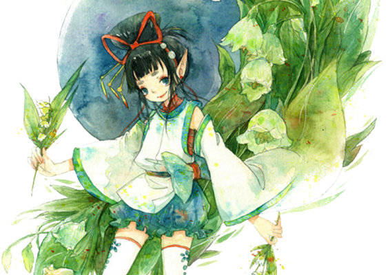 清新自然风格服装印花设计:裁片印花的春天气息