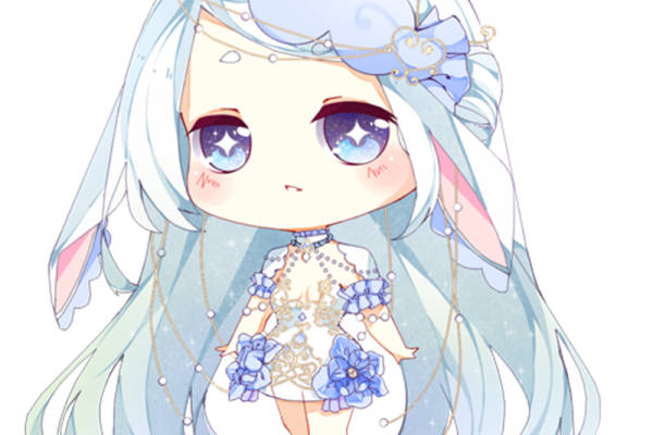 梦幻蓝色系服装印花设计，打造独特动漫风格裁片印花