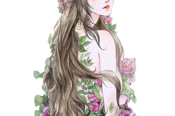 梦幻花卉主题裁片印花服装印花设计