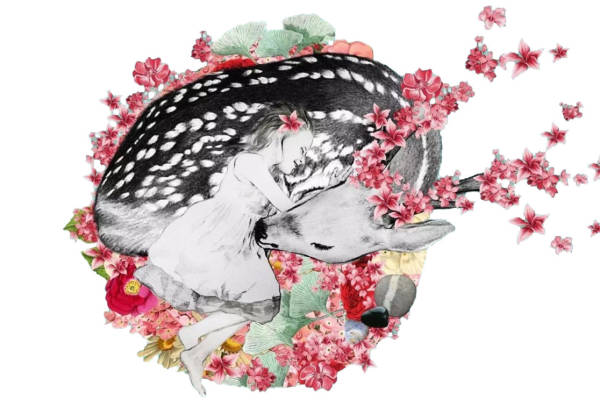 梦幻森林系列:自然元素裁片印花服装印花设计