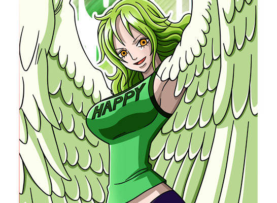 时尚动漫风格裁片印花服装印花设计