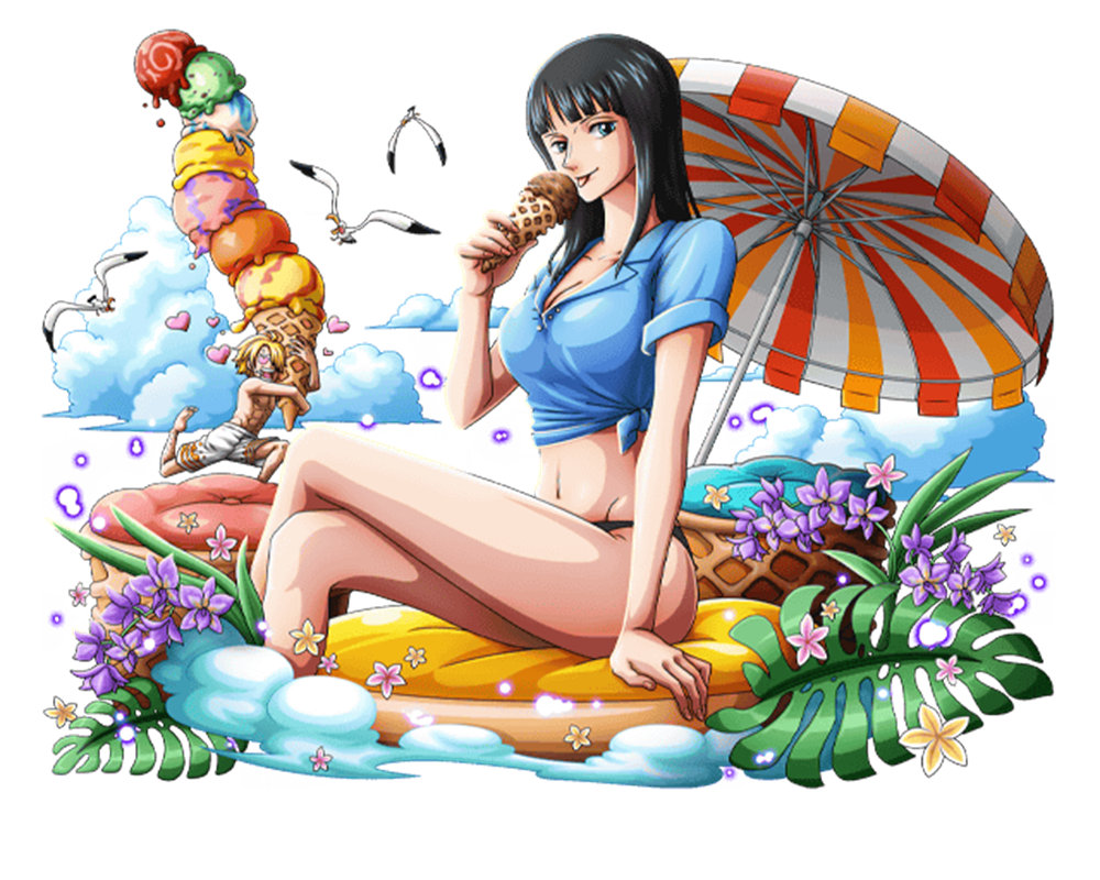 夏日海滩时尚裁片印花服装印花设计