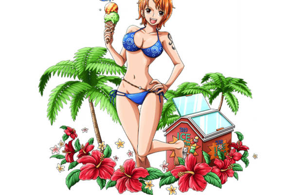 夏日风情裁片印花服装印花设计，清凉海滩度假必备