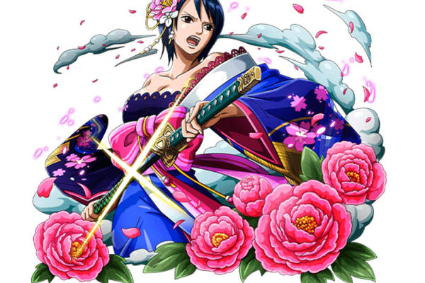 华丽动漫风格武士裁片印花服装印花设计