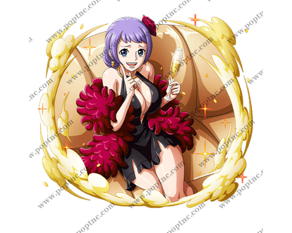 紫色短发女孩庆祝主题裁片印花服装印花设计