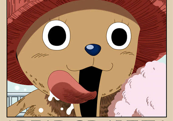 创意动漫裁片印花服装：Chopper通缉令风格服装印花