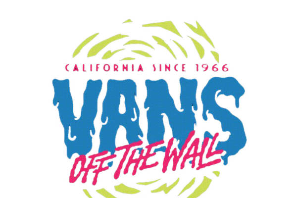 加州经典VANS服装裁片印花，潮流街头风格