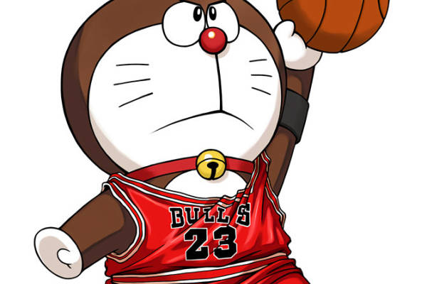 篮球主题卡通猫裁片印花服装印花设计