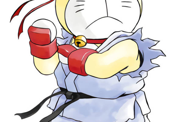 创意卡通裁片印花服装：哆啦A梦武士装