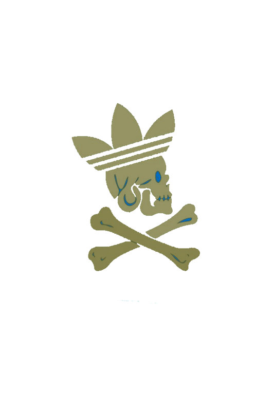 时尚街头风格骷髅头裁片印花服装印花设计