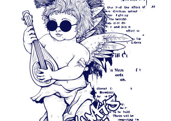 时尚摇滚风裁片印花服装，展现个性魅力的街头风格